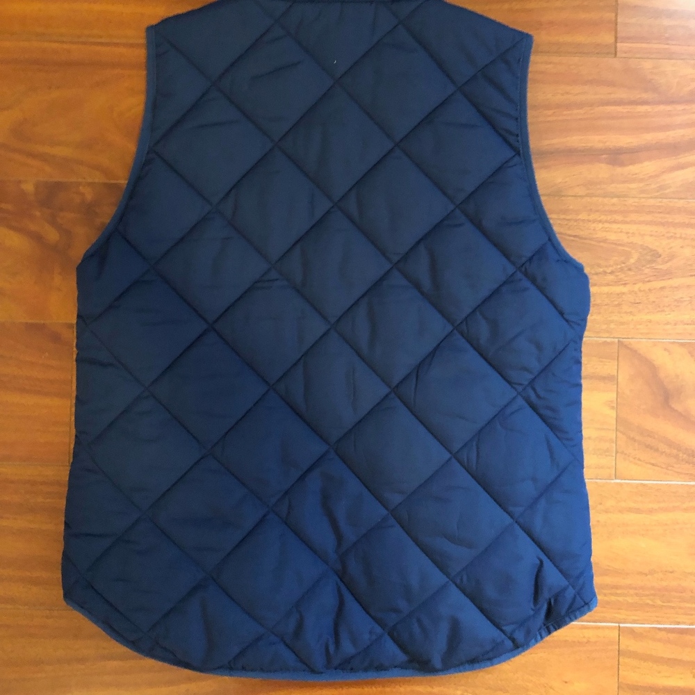 Jcrew Excursion Quilted Down Vest, Size Small - image 2